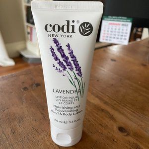Codi Lavender Hand & Body Lotion Nourishing and Rejuvenating 3.3 oz NWT